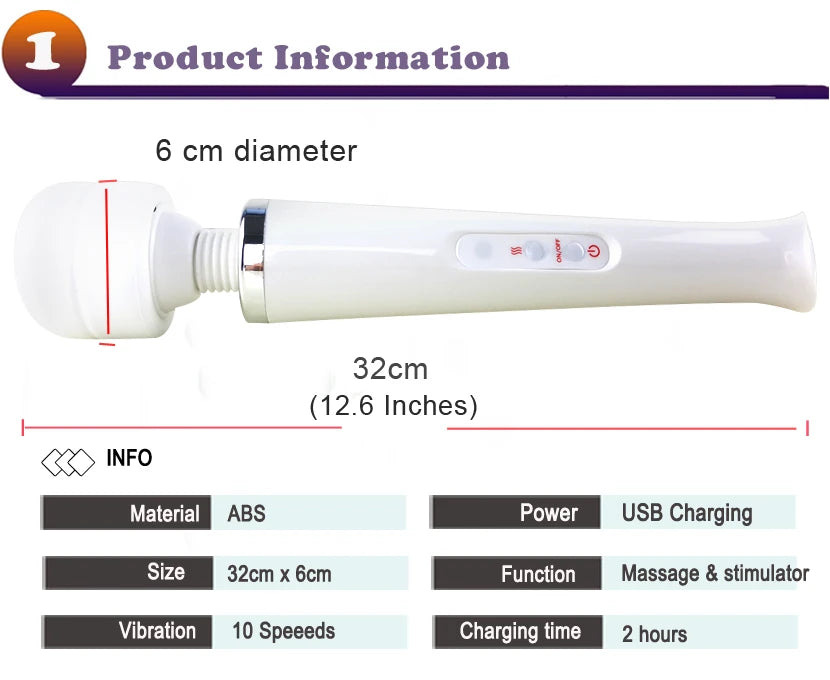 Magic Wand Vibrators  - Sex Toys for Woman