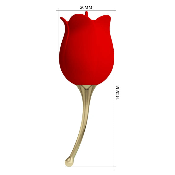 Pretty Love Rose Lover Vibrating Clitoral Licker - Sex Toys For Women